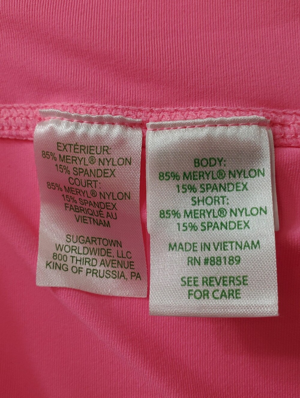 Lilly Pulitzer Hot Pink Luxeletic Active Skirt - Picture 3 of 4